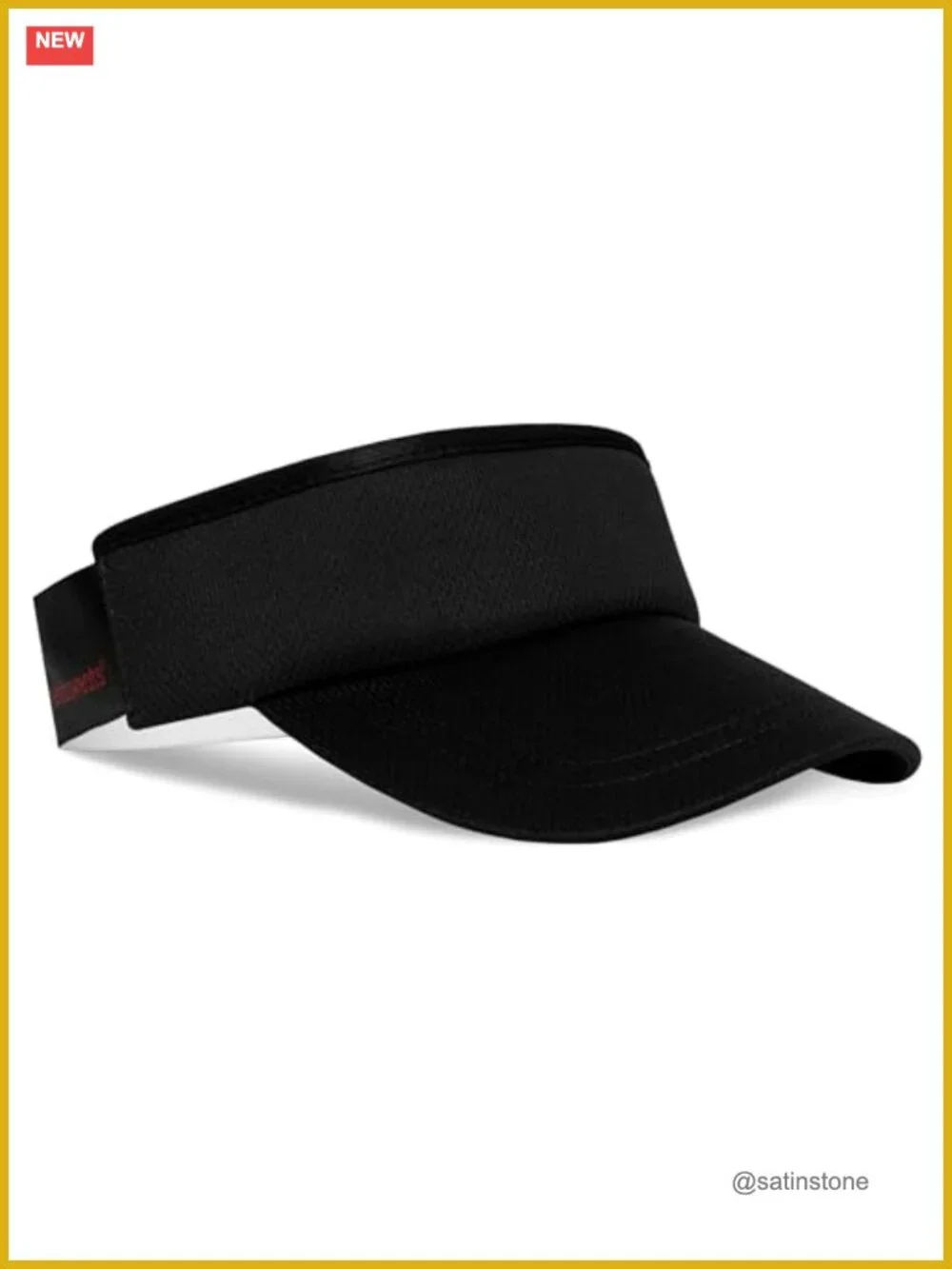 Lightweight Performance Running Sun Visor, Moisture Wicking, Breathable, One